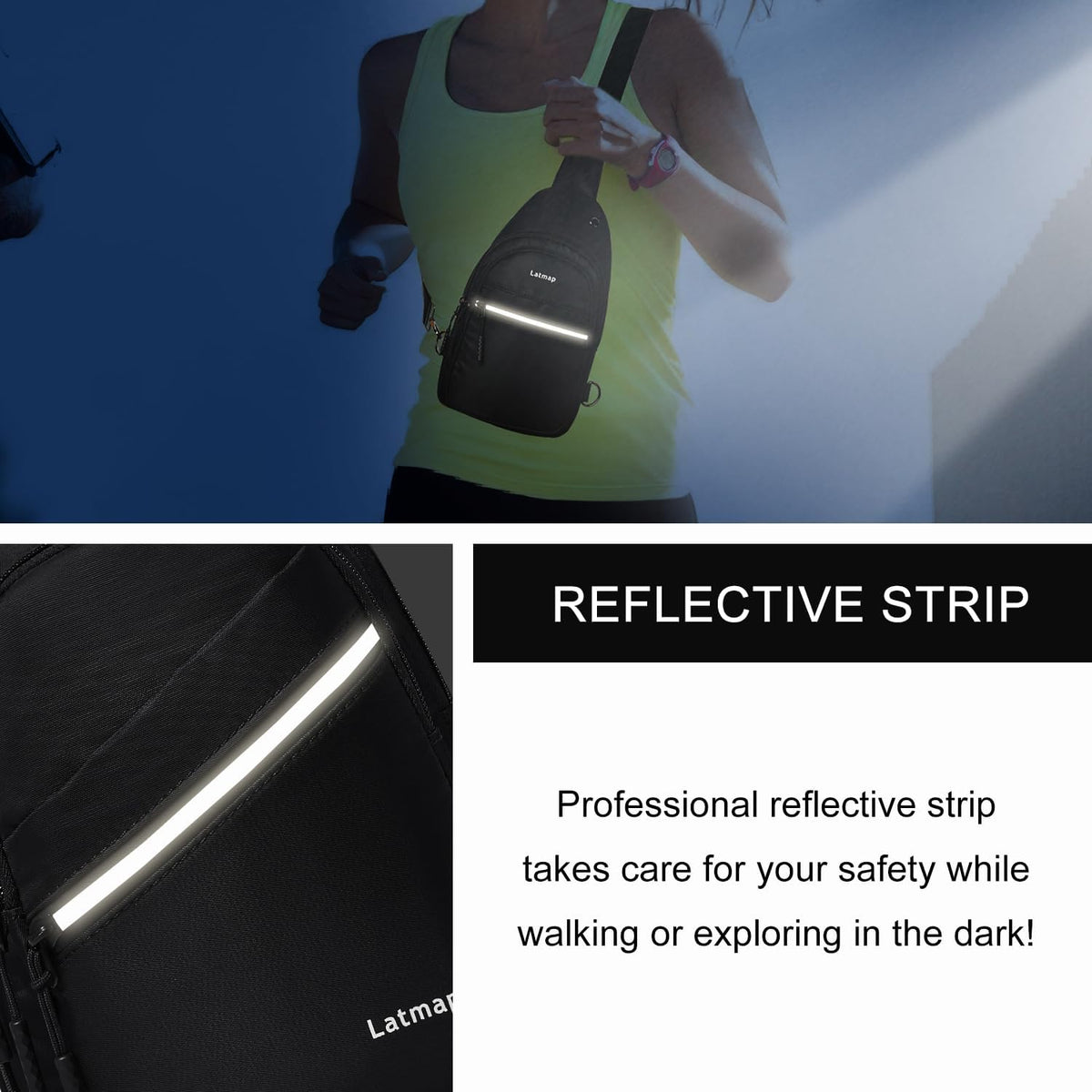 7L Sling Bag for Women Faux Leather anti Theft Small Casual Daypack Backpack Fanny Pack Crossbody Chest Bags Purse Waterproof Light Grey