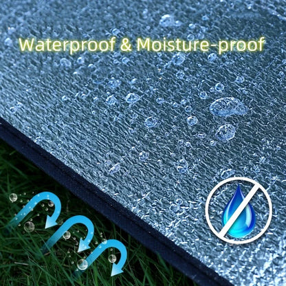 Waterproof Camping Mat Foam Foil Blanket Foldable Tent Sheet Sleeping Pad Beach Picnic Blanket Outdoor Moisture-Proof Pad