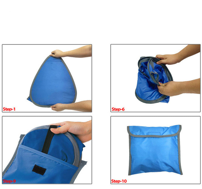 Mini Portable Beach Shade Awning Head Pop-Up Mobile Windproof Beach Sun Shade Camp Tent