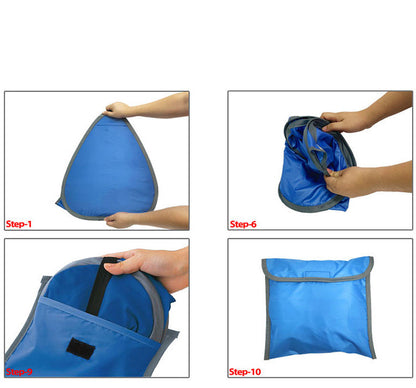 Mini Portable Beach Shade Awning Head Pop-Up Mobile Windproof Beach Sun Shade Camp Tent