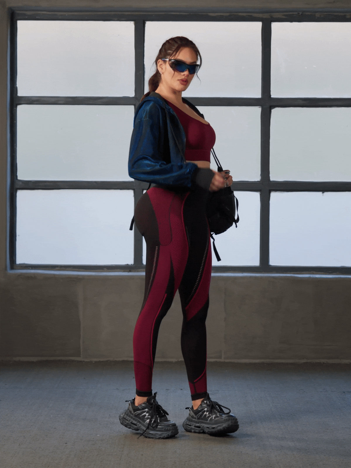 Innovista Innovista Seamless Workout Sports Leggings High Support Waisted V-Back Daily Athleisure Yoga Pilates HIIT Training Office to Gym Tights Activewear Bottoms Structured Clothes Buttery Soft Trousers Comfort Movement Functional Tummy Control Compression Squat Proof No Seam Pants Cardio Fall Outdoor Exercise UV Protection Healthy TT Viral IG Reel Ready FYP INSTA OOTD Red Black Working Mom Fitness Charm Purple Utilitarian Chic Christmas Style