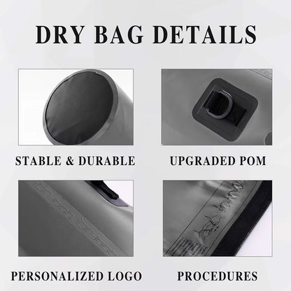 Dry Bags Waterproof Bag for Women Men 2/5/10/15/20L Swimming Rafting Kayaking River Trekking Waterproof Dry Bag Backpack