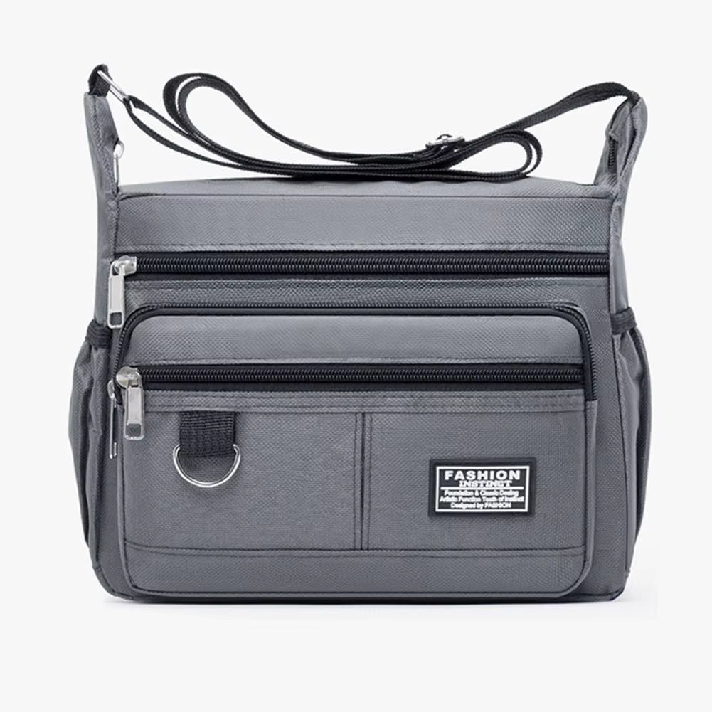 Mens Crossbody Bag Single Shoulder Bags Big Capacity Multi-Pockets Storage Bag Fashion Handbag Business Crossbody Bags