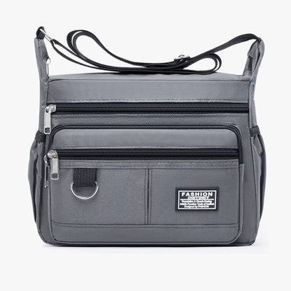 Mens Crossbody Bag Single Shoulder Bags Big Capacity Multi-Pockets Storage Bag Fashion Handbag Business Crossbody Bags