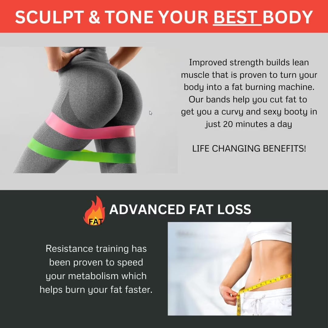 Minzimin Ankle Resistance Bands with Cuffs, Home Gym Workout Equipment, Lifting Glute Butt Exercise Equipment for Women, Ankle Weights Fitness Band Set