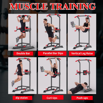 Power Tower Pull up Bar Station for Home Gym Fitness Equipment