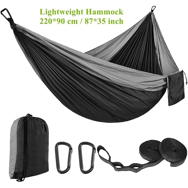 Lightweight and Portable Camping Hammock with Storage Bag and Tree Rope Suitable for Hiking Beach Backpacking Outdoor Leisure