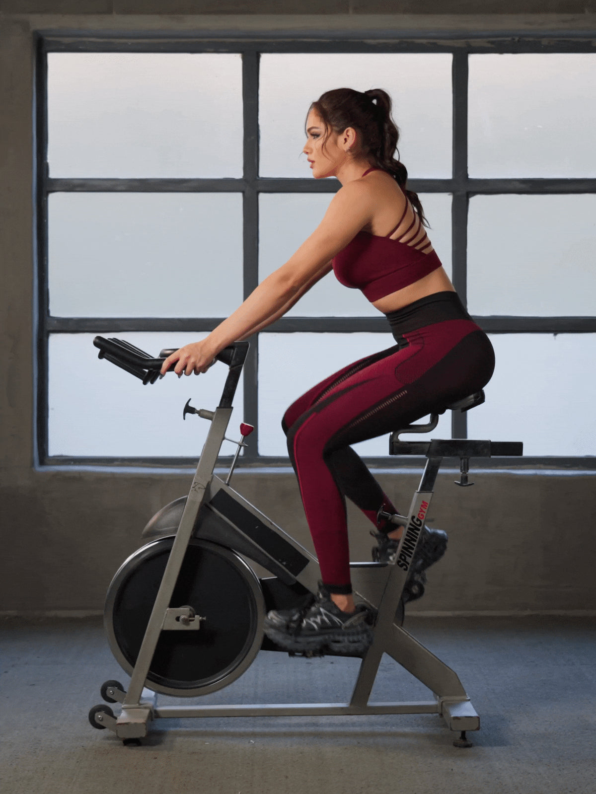 Innovista Innovista Seamless Workout Sports Leggings High Support Waisted V-Back Daily Athleisure Yoga Pilates HIIT Training Office to Gym Tights Activewear Bottoms Structured Clothes Buttery Soft Trousers Comfort Movement Functional Tummy Control Compression Squat Proof No Seam Pants Cardio Fall Outdoor Exercise UV Protection Healthy TT Viral IG Reel Ready FYP INSTA OOTD Red Black Working Mom Fitness Charm Purple Utilitarian Chic Christmas Style