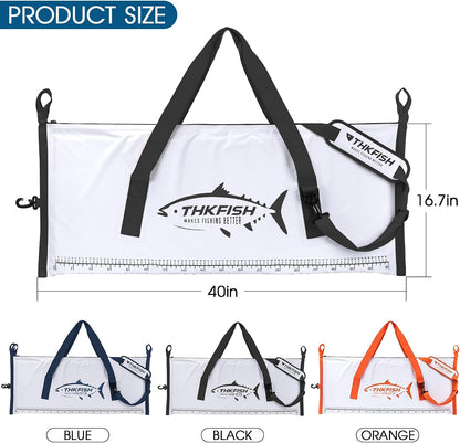 Insulated Fish Cooler Bag, Fish Kill Bag for Caught Fish Ice Cold
