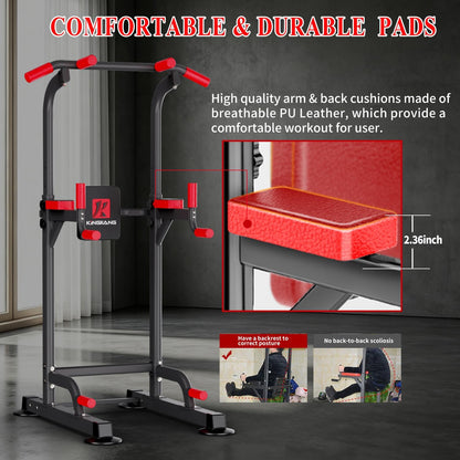 Power Tower Pull up Bar Station for Home Gym Fitness Equipment