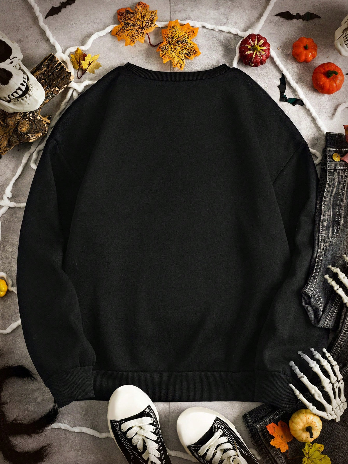 SHEIN Ezwear Halloween Print Sweatshirt