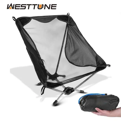 Ultralight Camping Chair 780g – Foldable Aluminum Mesh Chair