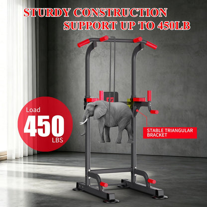 Power Tower Pull up Bar Station for Home Gym Fitness Equipment