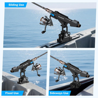 2-in-1 Kayak Fishing Rod Holder with Track System