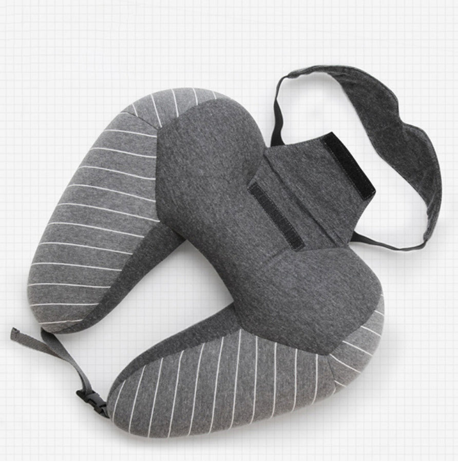 Travel Pillow Foam Particle Pillow U-Shapedcervical Neck Pillow Lumbar Pillow