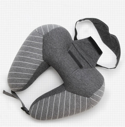 Travel Pillow Foam Particle Pillow U-Shapedcervical Neck Pillow Lumbar Pillow