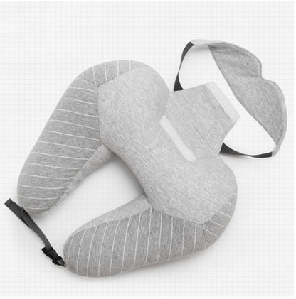 Travel Pillow Foam Particle Pillow U-Shapedcervical Neck Pillow Lumbar Pillow