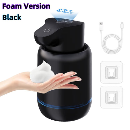 380ML Automatic Foam Soap P11 Dispenser Bathroom Smart Washing Hand Machine with USB Charging White ABS Material