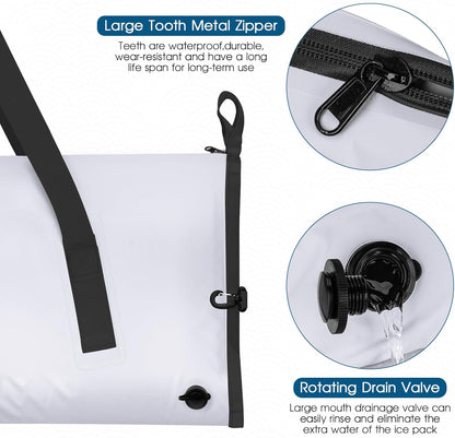 Insulated Fish Cooler Bag, Fish Kill Bag for Caught Fish Ice Cold